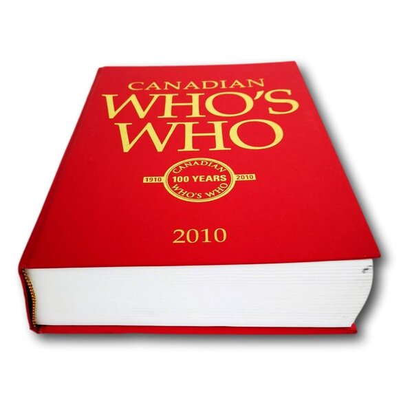 Canadian Whos Who 2010 Red HC Biography Genealogy Toronto Grey Publishing - Picture 2 of 12